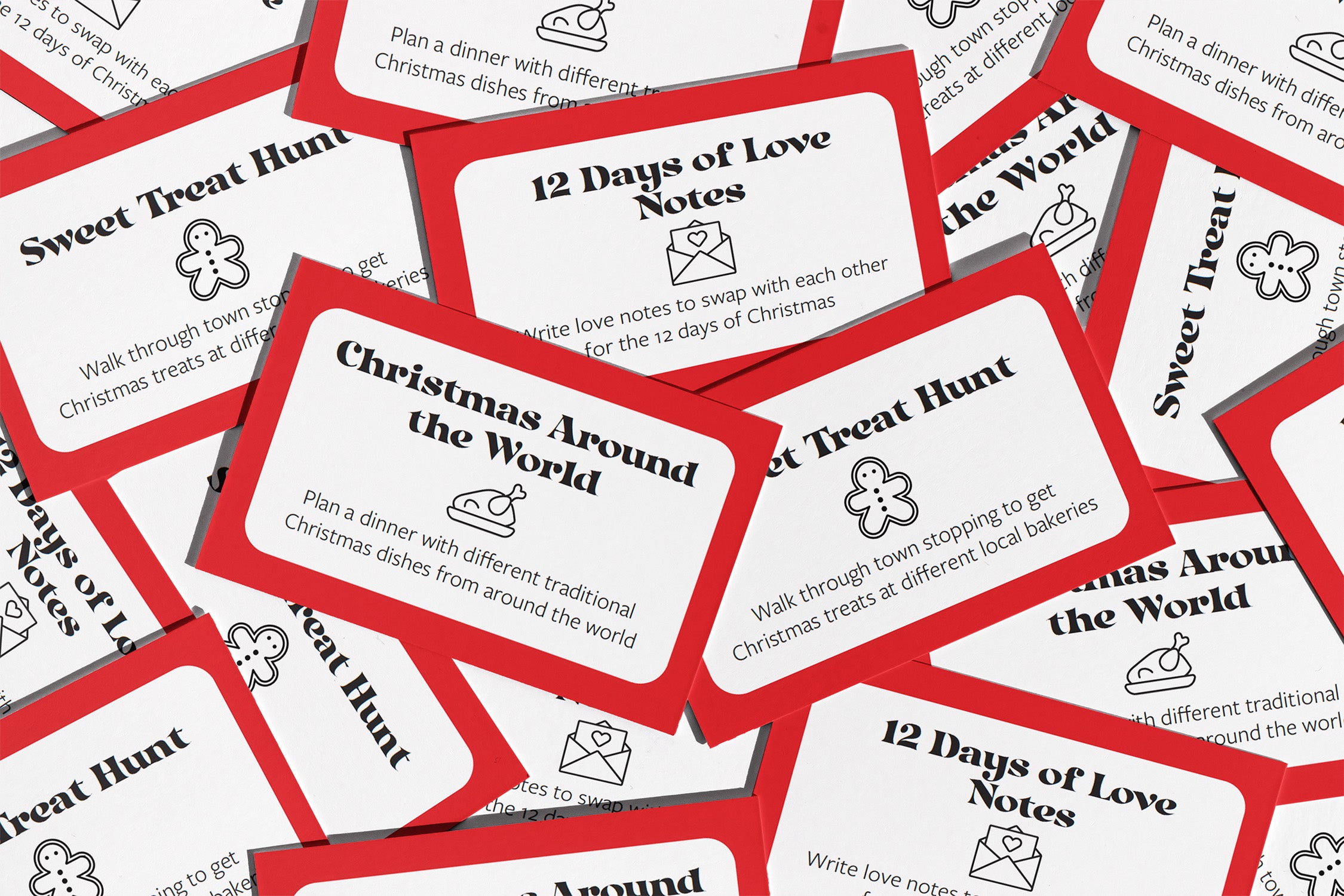 30 Christmas Date Idea Cards 2.0 Digital Download
