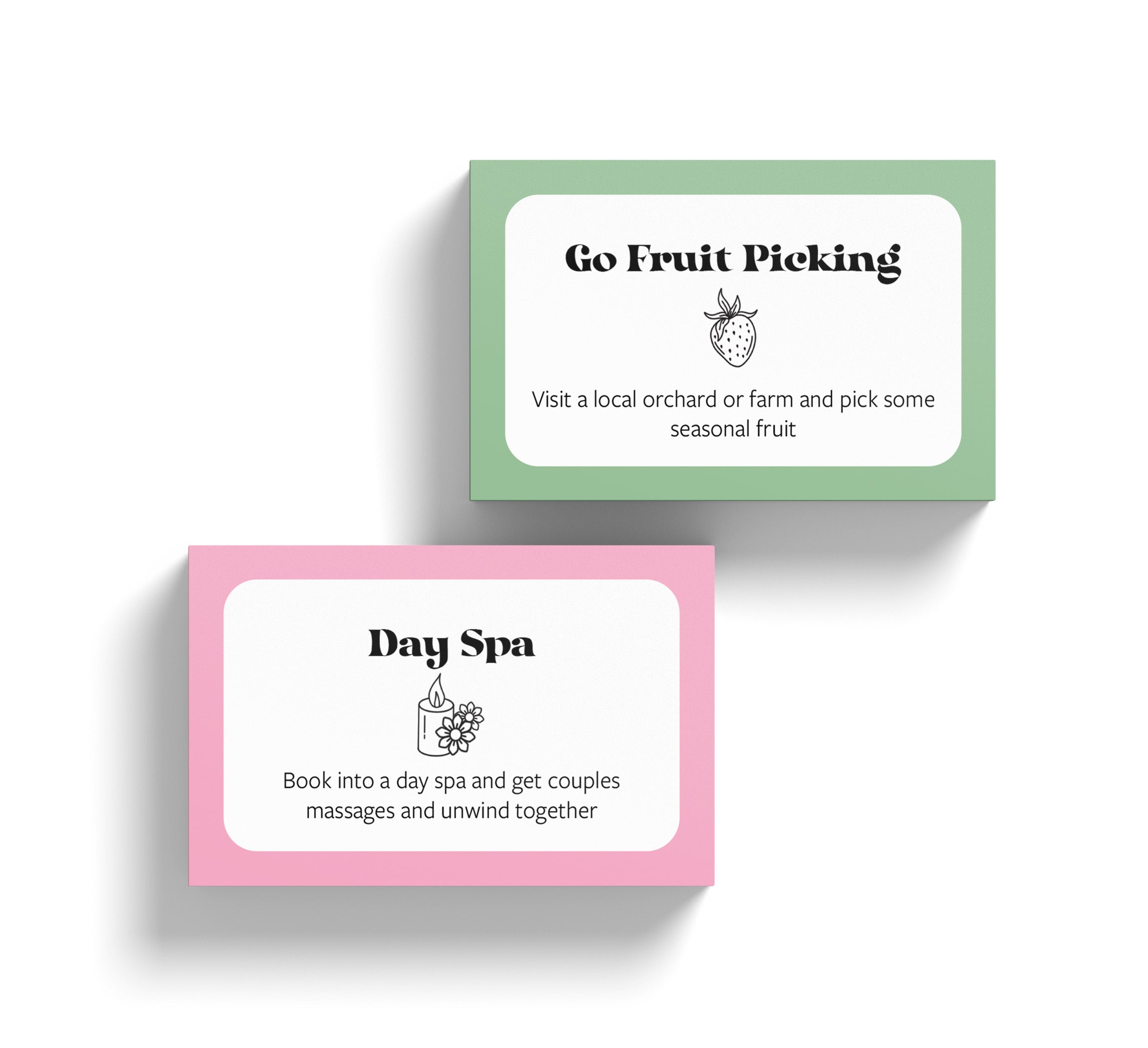110+ Date Idea Cards Digital Download - Honey Bun Dates