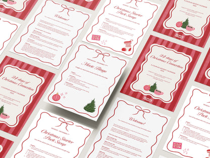 Couples Advent Calendar 2025 Digital Download